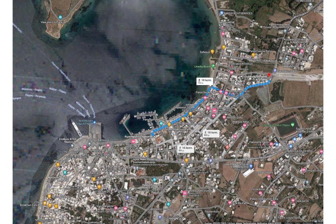Livadia Seaside Studios 7 ปาริเกีย ภายนอก รูปภาพ